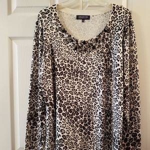 NWOT - Jones New York Animal Print Top